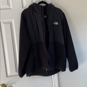 North Face jacket with hood